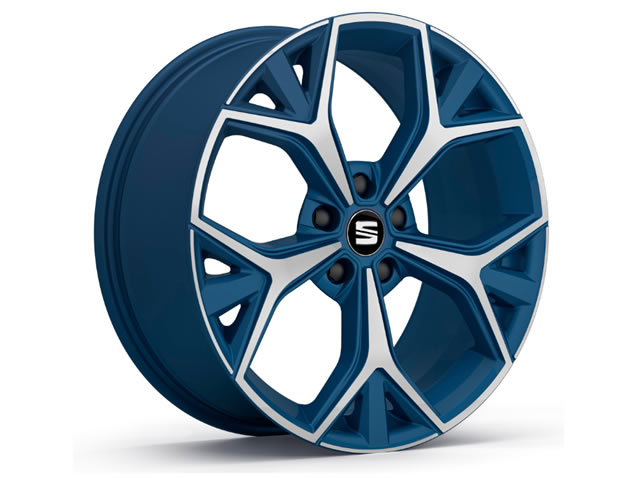 ANETO Diamond Cut Mystery Blue 19” alloy wheel 